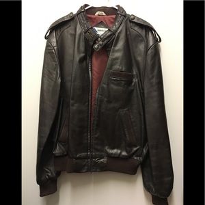 Vintage Members Only Leather Jacket